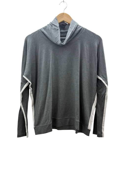 Lounge Cherie Sport Shirt S Grau und Weiß