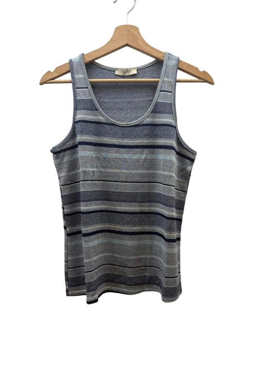 made in Italy Top M Blau