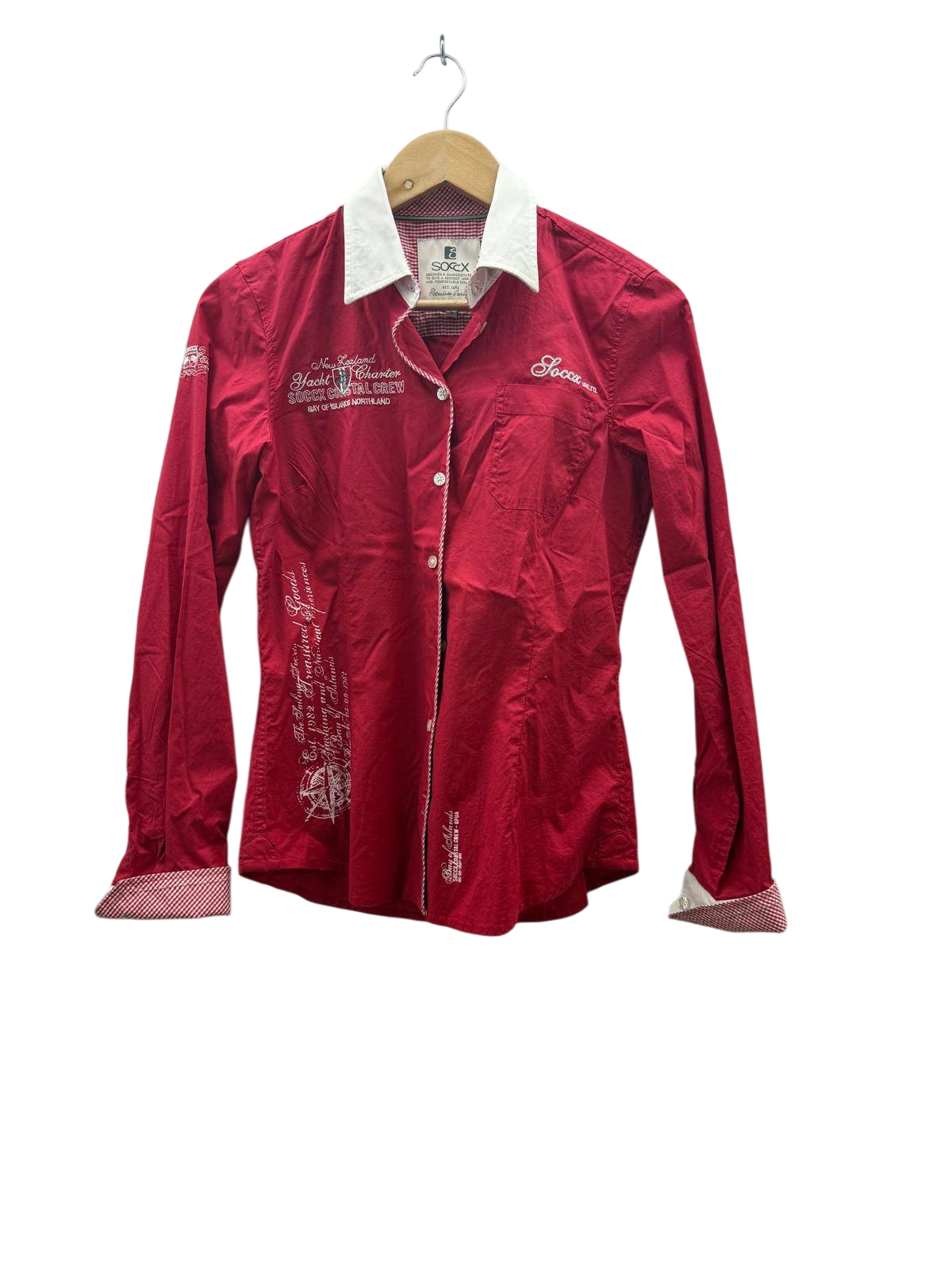 Soccx Trachtenbluse S Rot