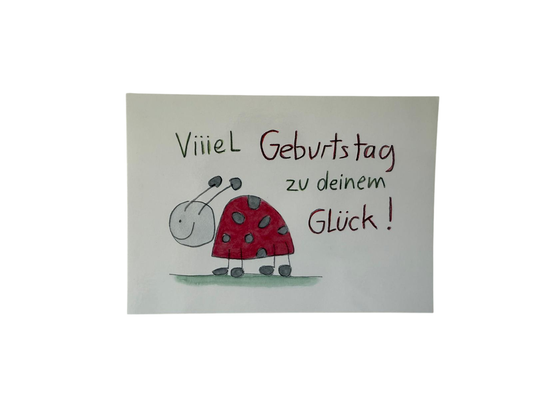 LienArt Papier 10,5 x 14,8 cm Viel Geburtstag