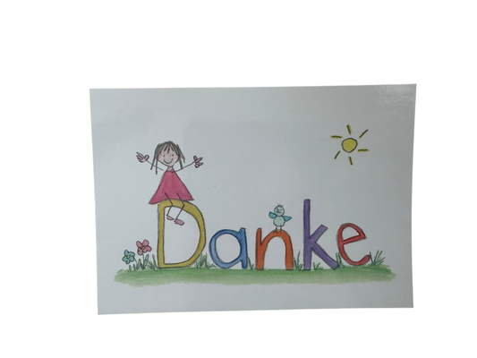 LienArt Papier 10,5 x 14,8 cm Danke 2