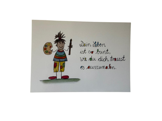 LienArt Papier 10,5 x 14,8 cm Buntes Leben