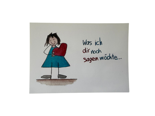 LienArt Papier 10,5 x 14,8 cm Dir was sagen