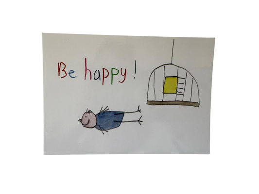LienArt Papier 10,5 x 14,8 cm Happy Bird