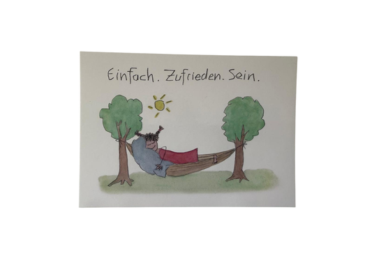 LienArt Papier 10,5 x 14,8 cm Zufriedenheit