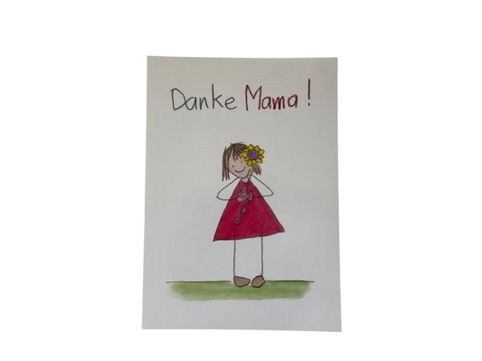 LienArt Papier 10,5 x 14,8 cm Danke Mama
