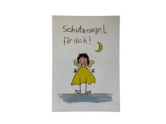 LienArt Papier 10,5 x 14,8 cm Schutzengel für dich