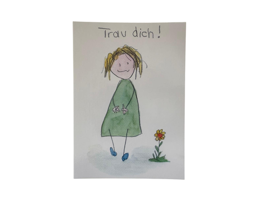 LienArt Papier 10,5 x 14,8 cm Trau Dich