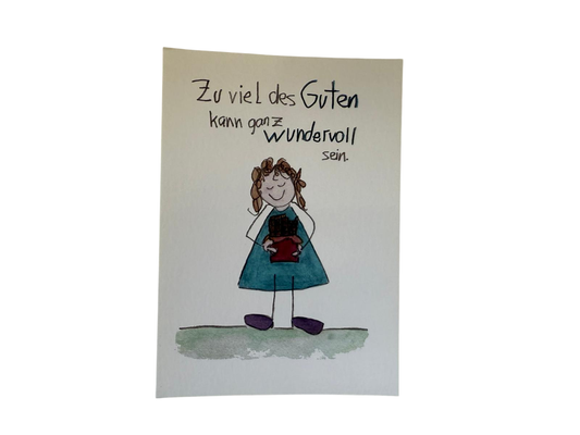 LienArt Papier 10,5 x 14,8 cm Zu viel des Guten