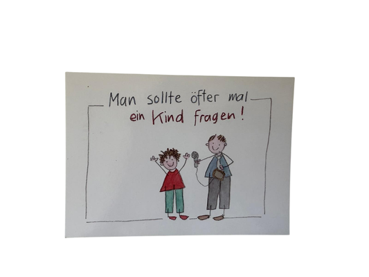 LienArt Papier 10,5 x 14,8 cm Kind fragen