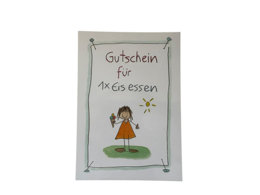 LienArt Papier 10,5 x 14,8 cm Eis essen