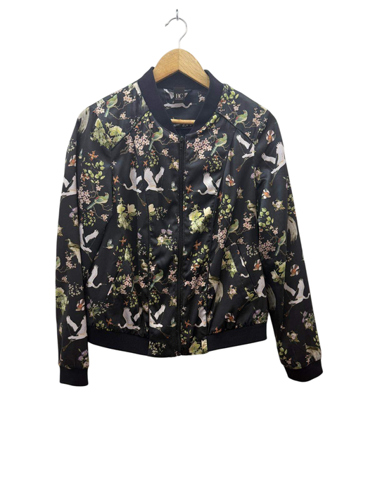 B.C. Jacke M Schwarz mit buntem Musterdruck