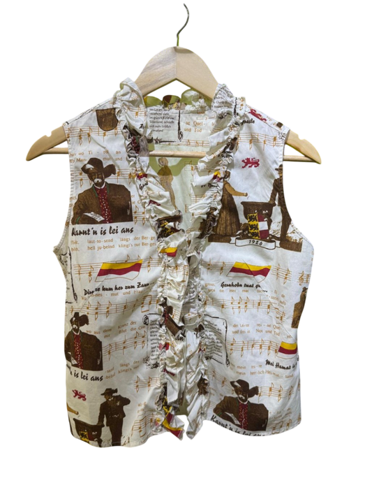 Bluse Kärnten M Weiß