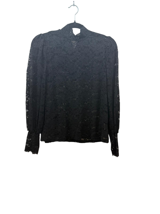 Spitzenbluse S Schwarz