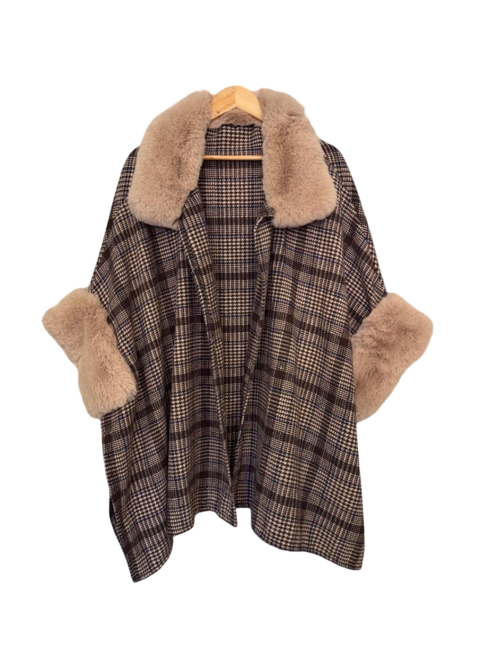 Poncho one size Mehrfarbig