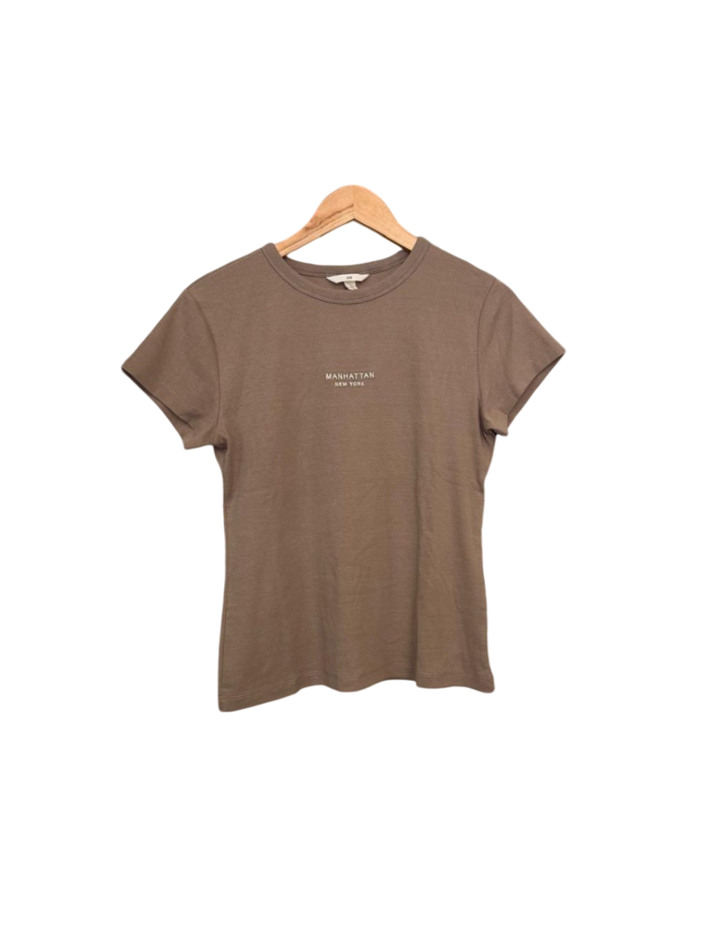 H&M T-Shirt S Beige