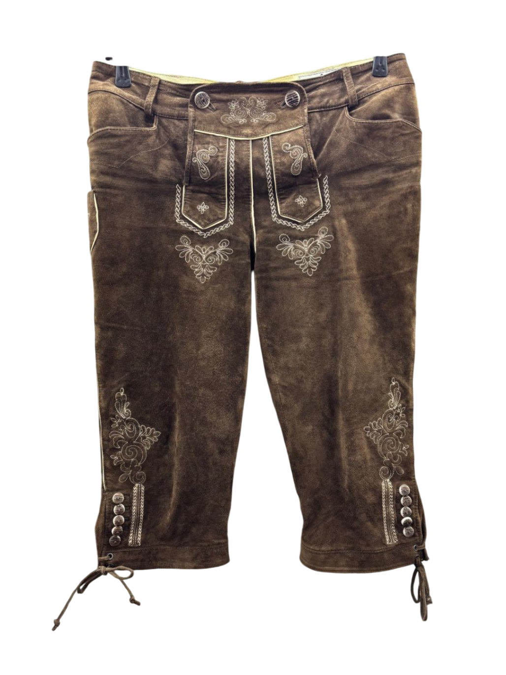 Schloss Amrain Damen Lederhose L Braun