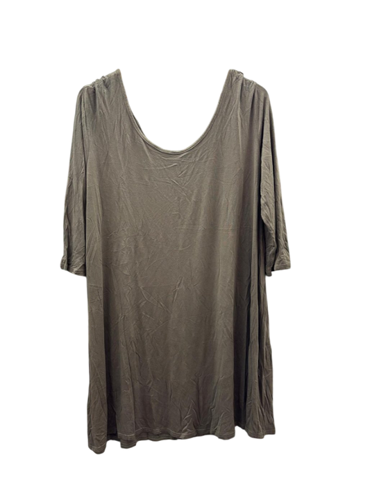 Damen - Top 3XL Olivgrün