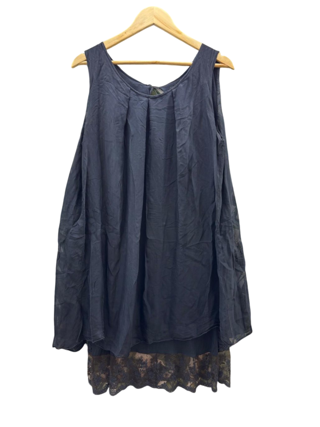 Damen - Top XL Marineblau