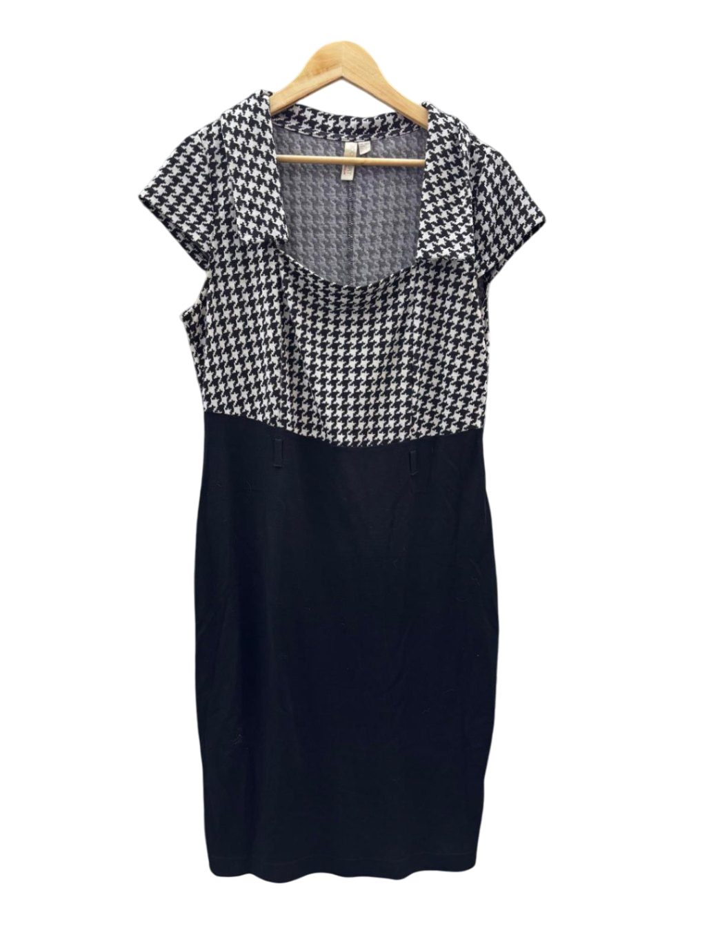 BODYflirt Damen - Kleid 2XL-3XL Schwarz und Weiß