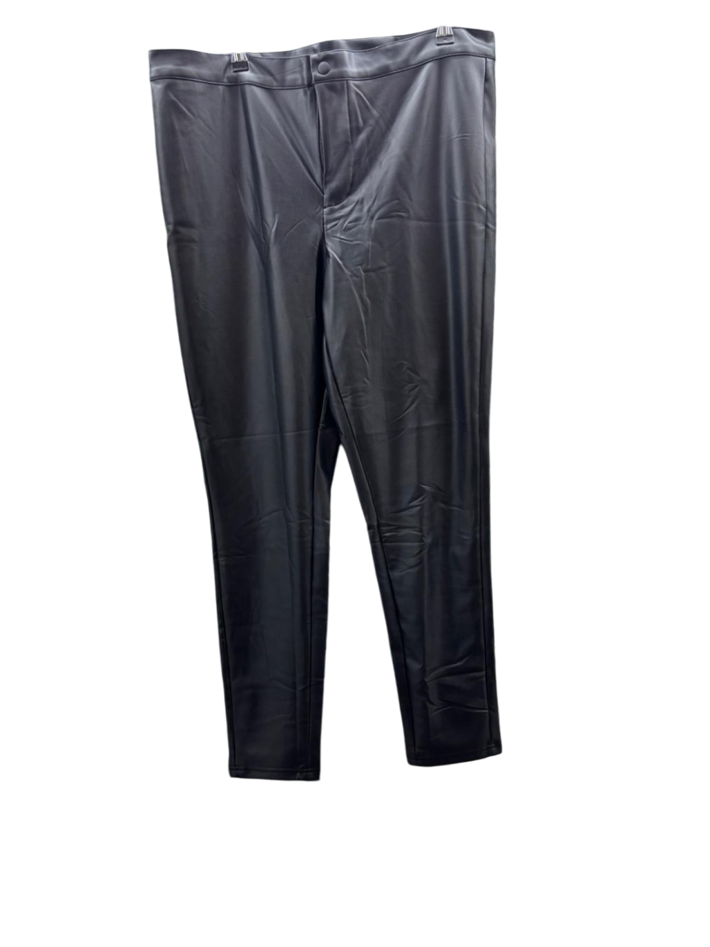 esmar Damen - Kunstlederhose 3XL Schwarz