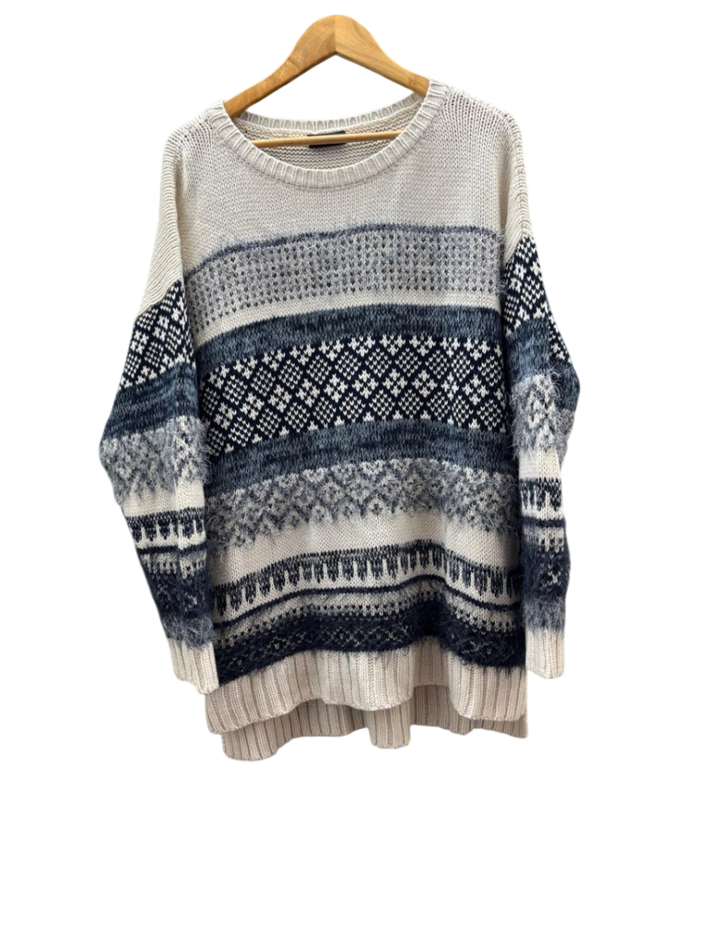 C&A Damen - Pullover 2XL-3XL Beige, Blau, Schwarz, Weiß