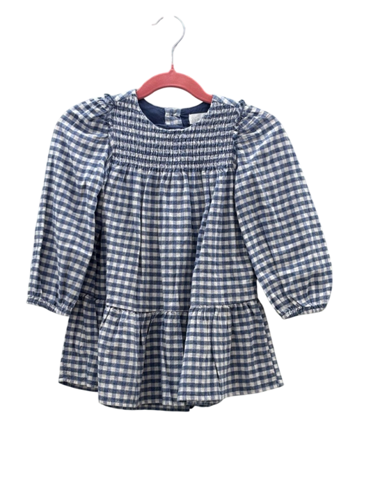 ZARA Baby - Kleid 98 Blau und Weiß