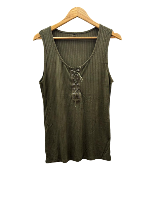 Damen - Top L Olivgrün