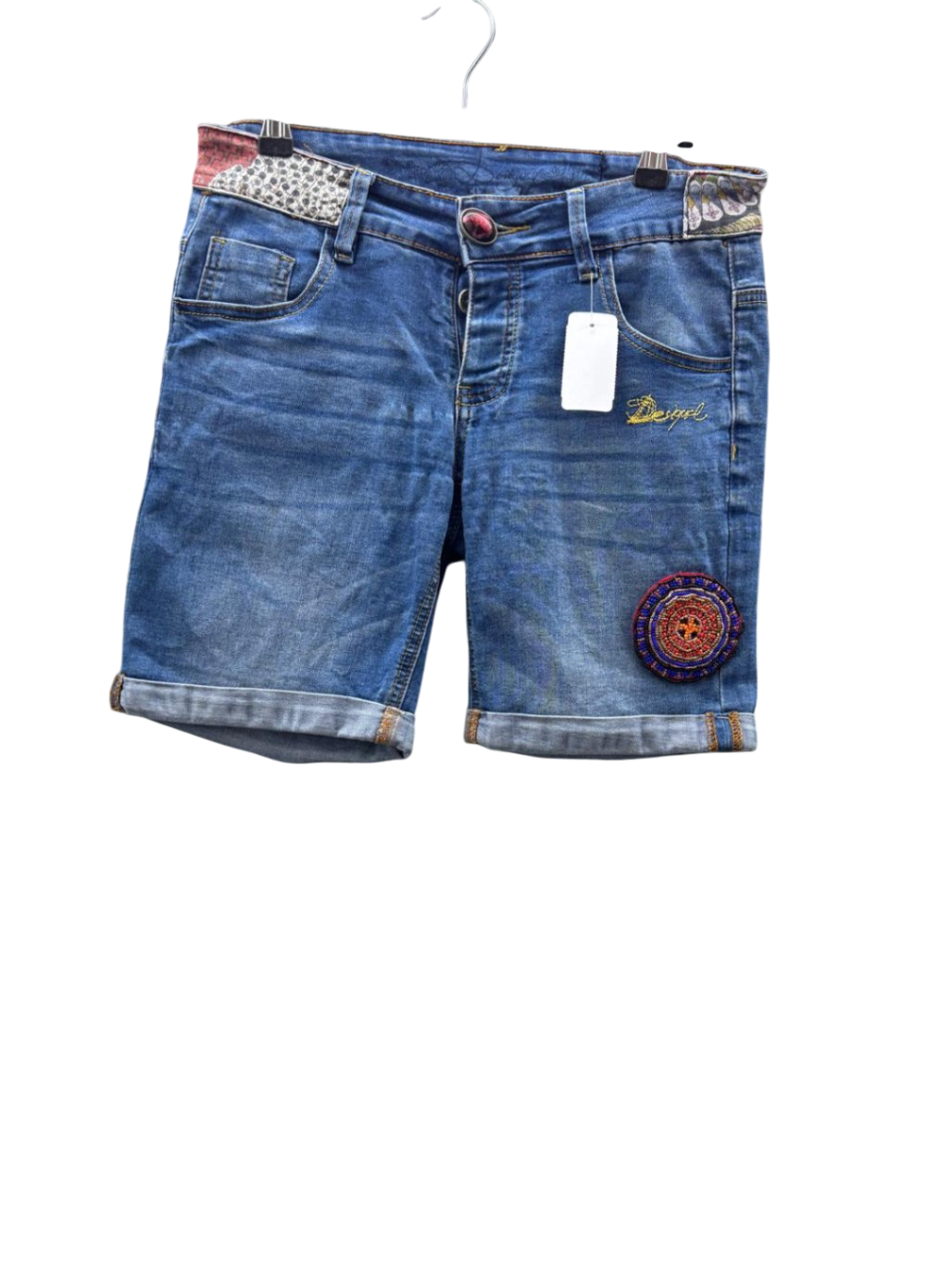 Desigual Damen - Hosen & Shorts 38 Blau