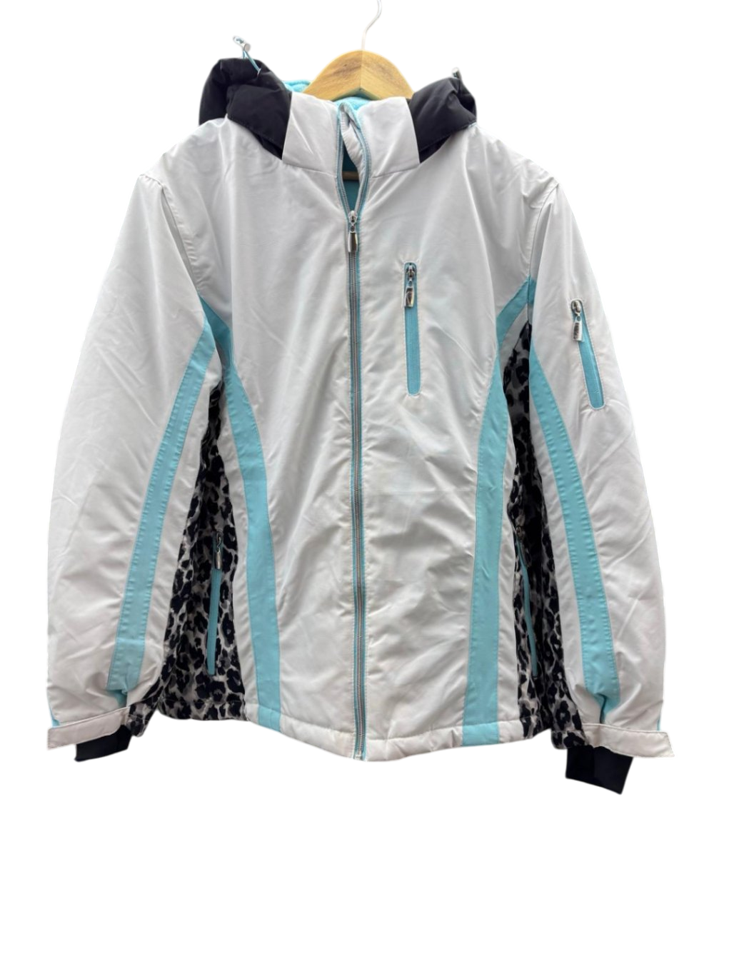 Damen - Jacke 3XL Weiß, Türkis, Schwarz, Hellblau, Leopardenmuster