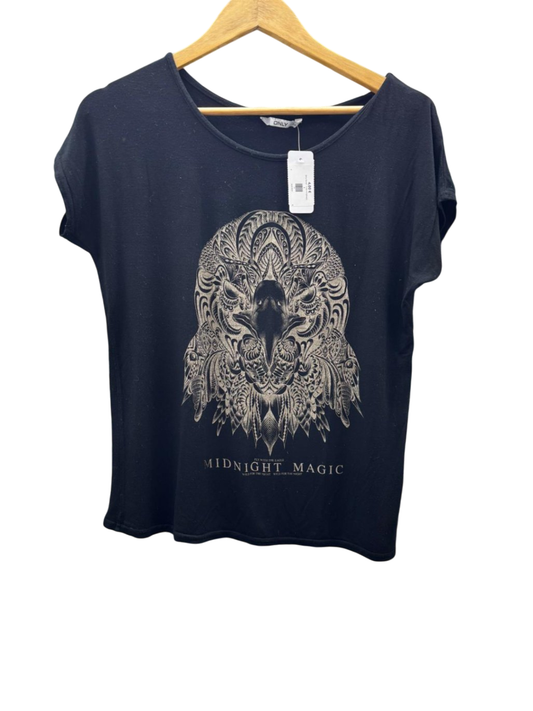 Only Damen - T-Shirt S Schwarz