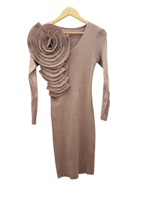 Unbekannt Damen - Kleid M Beige