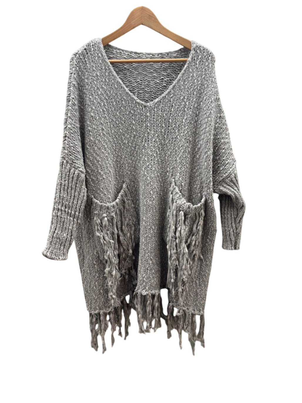 Damen - Pullover 2XL-3XL Grau