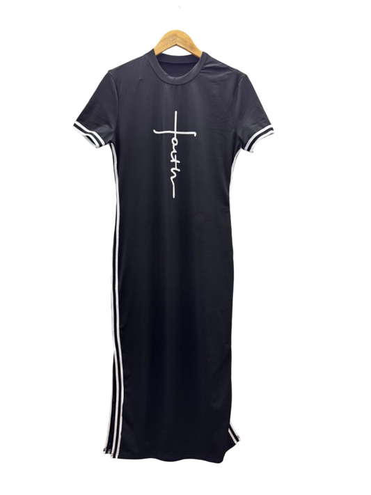 Damen - Kleid L Schwarz