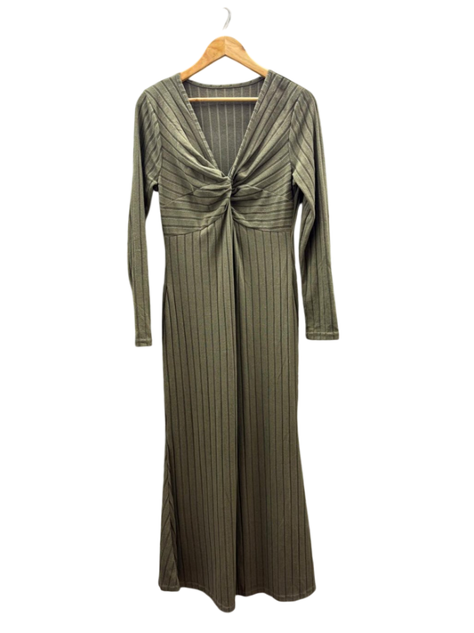 Damen - Kleid XL Olivgrün