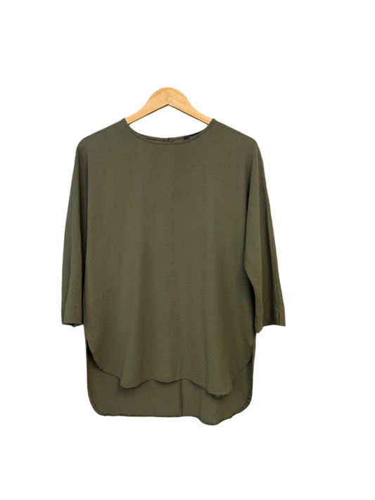 Bluse M Olivgrün