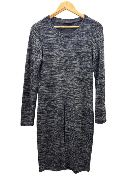 Kleid XS Grau-Schwarz Mix