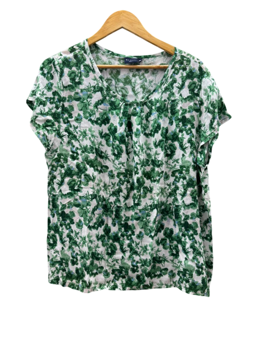 Sahara Top XXL Grün und Weiß