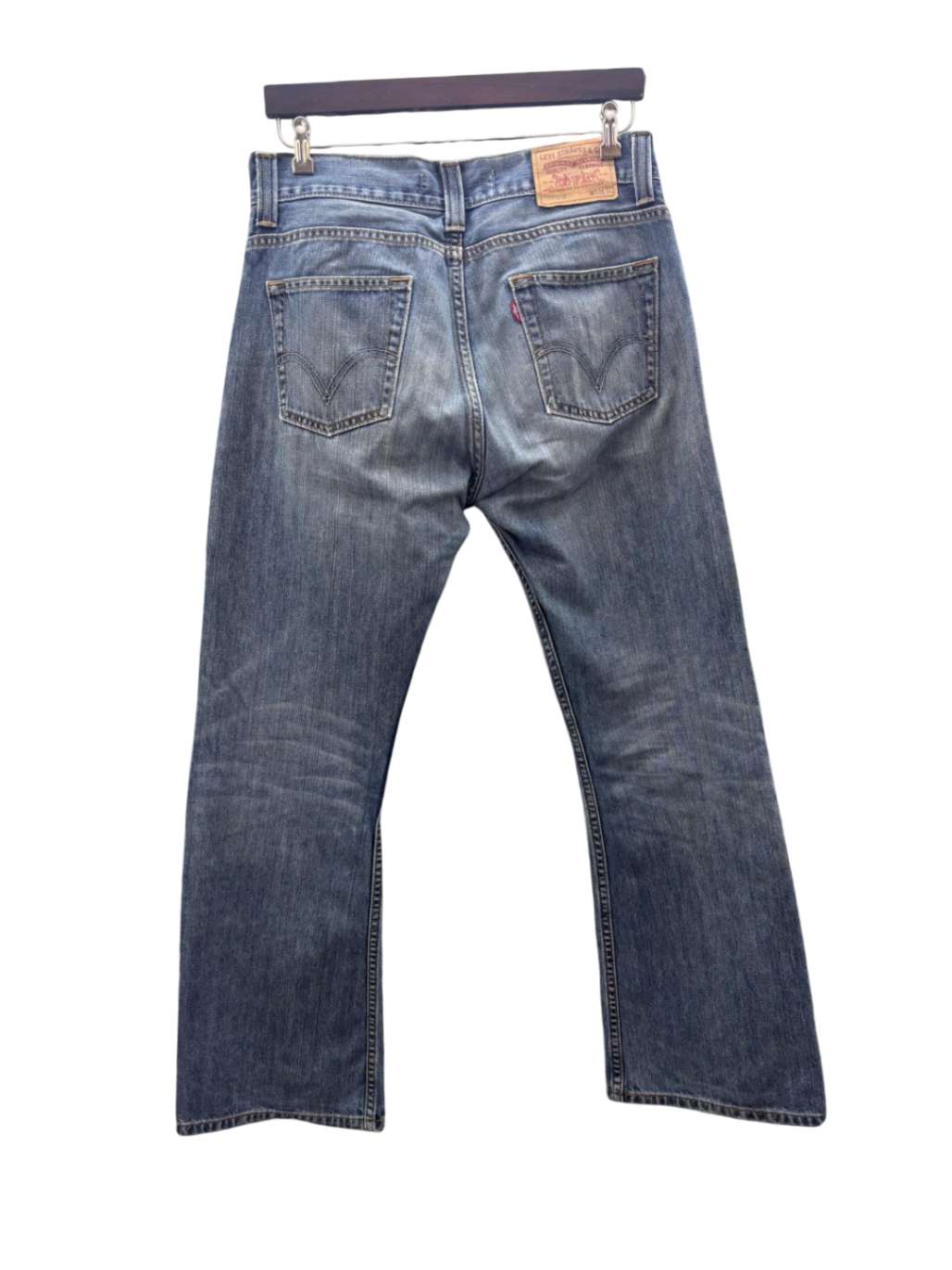 Levis 512 Bootcut Jeans W33-L32 Blau