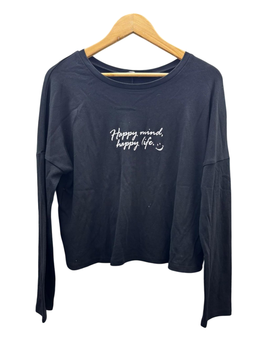 Tezenis Shirt M-L Schwarz