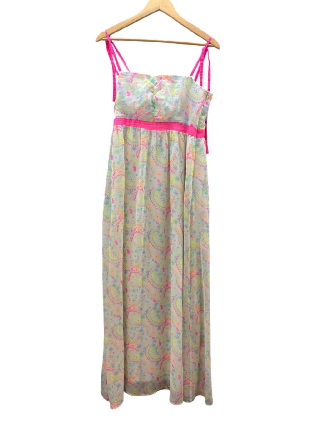 even&odd Kleid M Pastellfarben mit buntem Muster