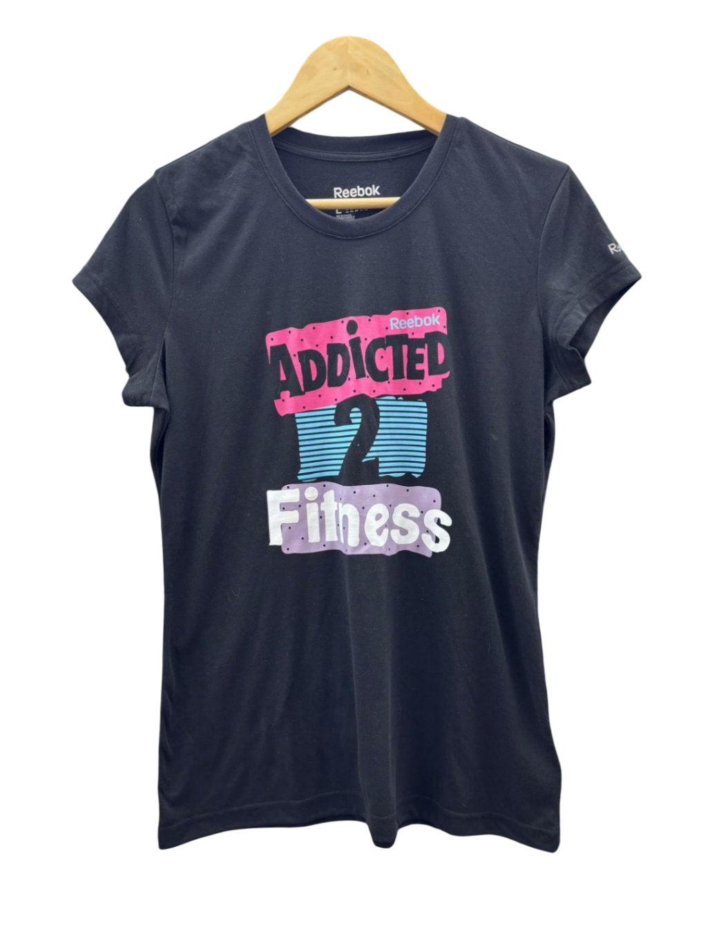 Reebok T-Shirt L Schwarz