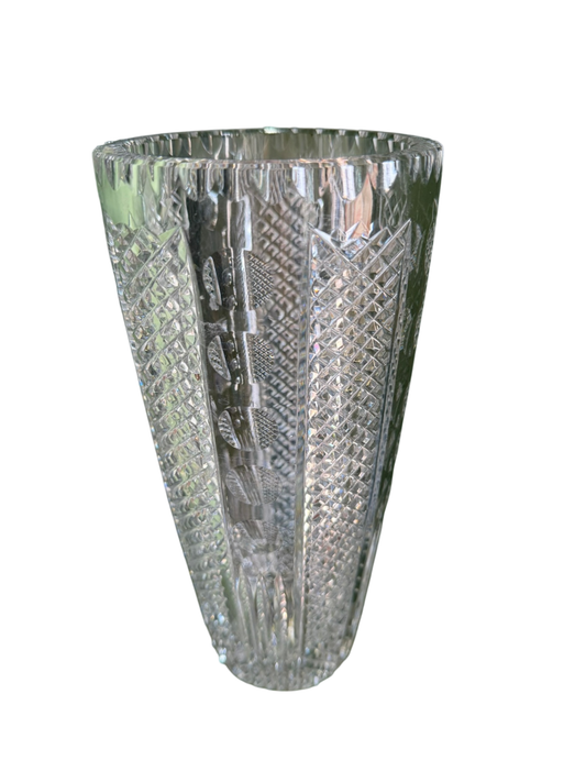 Bohema Kristallglas Vase Transparent