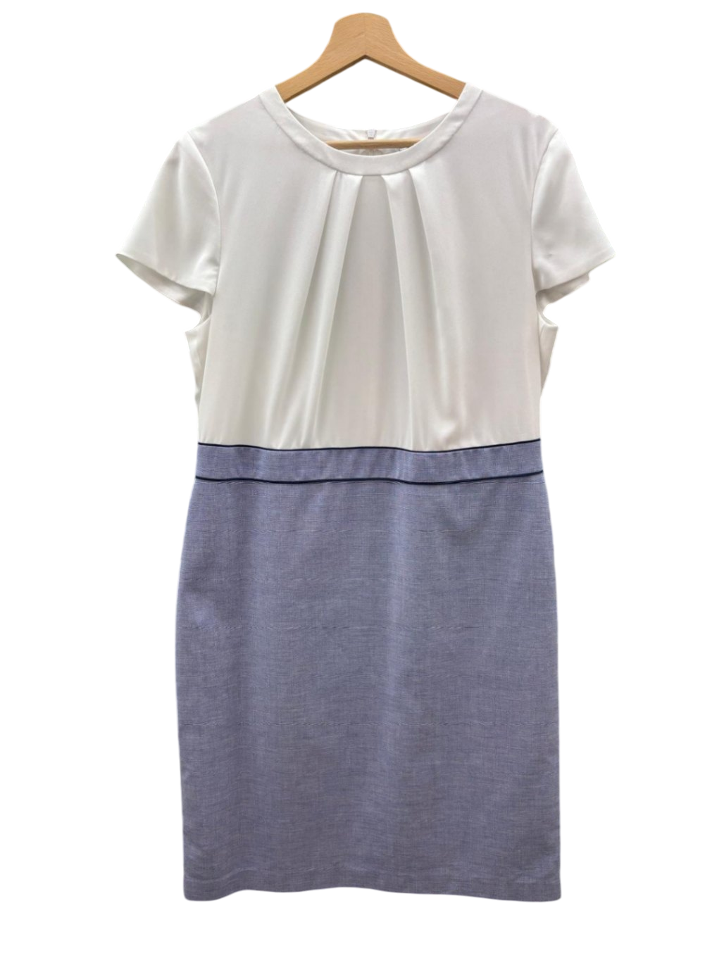 s.Oliver Kleid XL Weiß, Blau