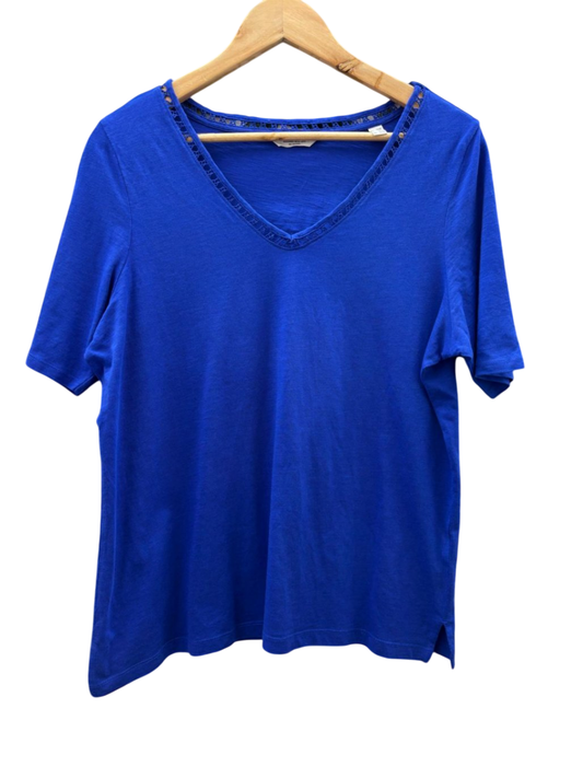 Essentials Viskose L Blau