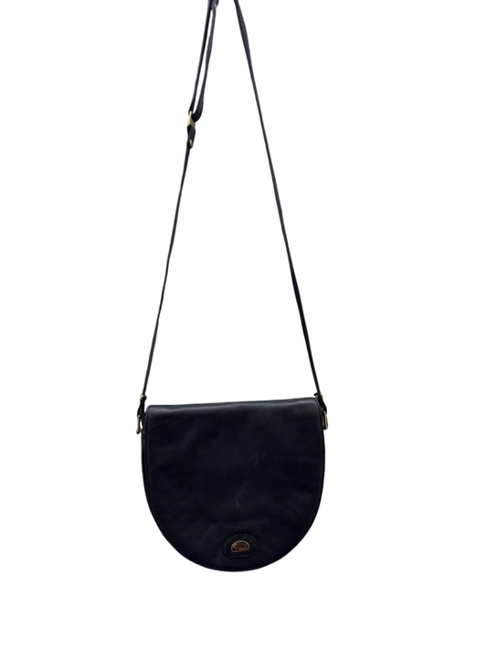 Elisa Leder Handtasche Schwarz