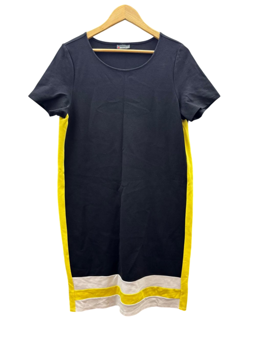 Street One Kleid XL Schwarz, Grau, Gelb