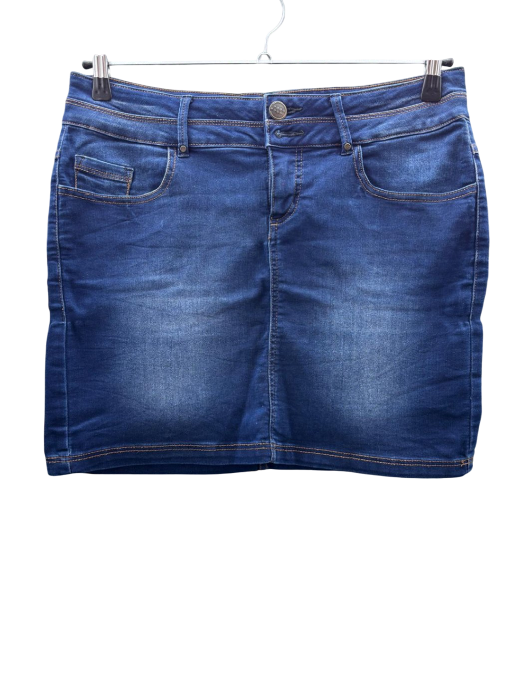 Jeansrock L Blau