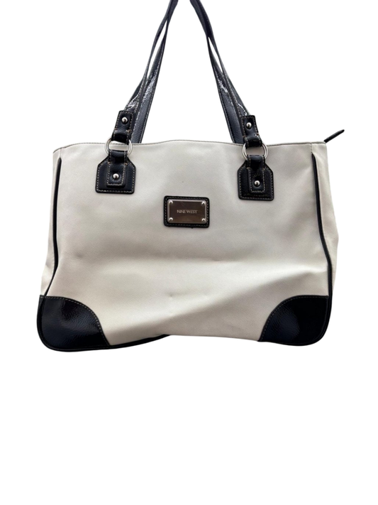 NINE WEST Handtasche Elfenbein
