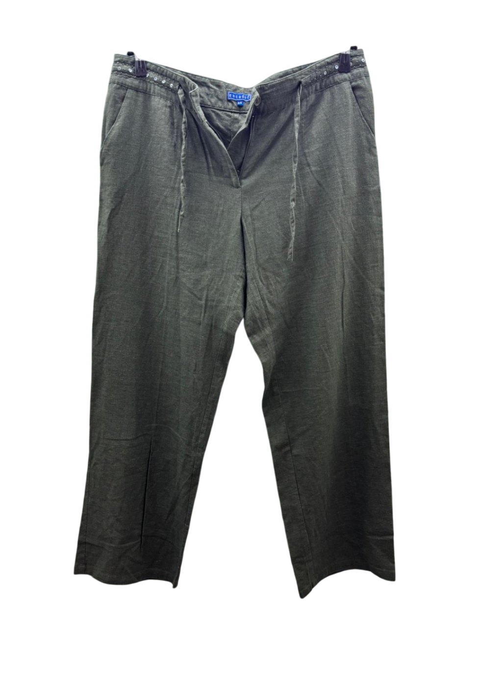 encadee Leinenhose 2XL Dunkelgrau